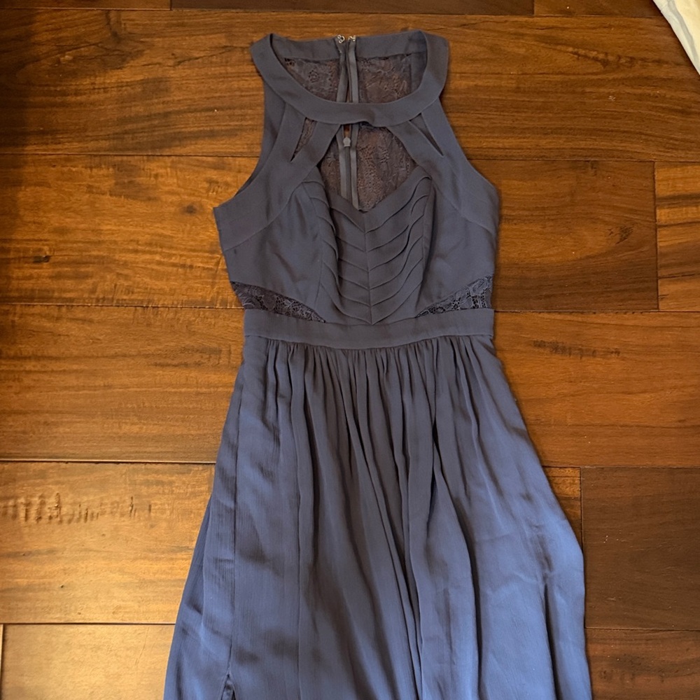 BCBGeneration Elegant Purple Blue Sleeveless Dress